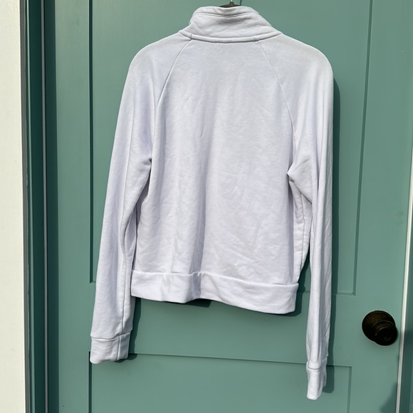 Pume White Half-zip Sweatshirt - Picture 7 of 11